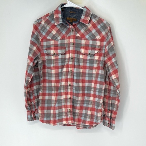 Jachs Tops - Jachs girlfriend bea snap down flannel women’s small